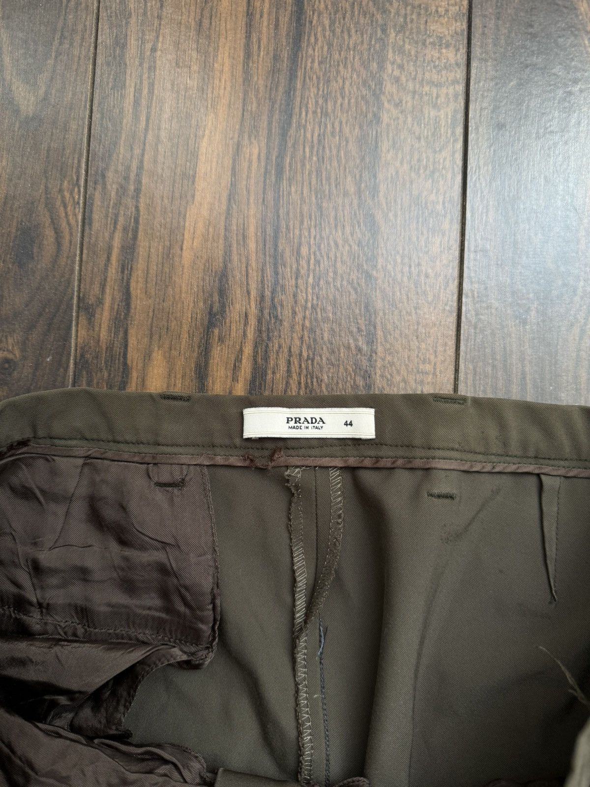 Prada Prada Milano Khaki Chino Pants Green Size 30" / US 8 / IT 44 - 3 Thumbnail