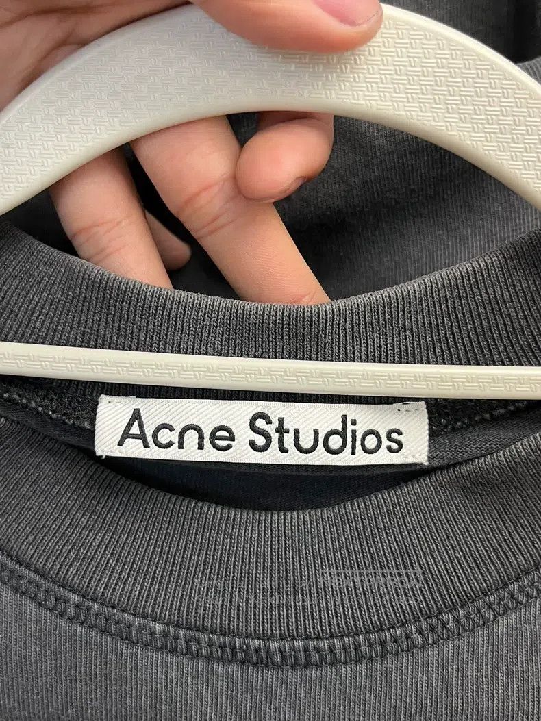 Acne Studios Acne Studios Micro Logo Solid Cotton Casual Short-sleeve T Size US XS / EU 42 / 0 - 3 Thumbnail