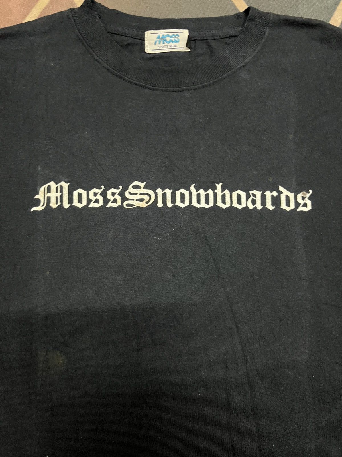 Moss 💥Vintage MOSS SNOWBOARDS cross tee Size US L / EU 52-54 / 3 - 3 Thumbnail