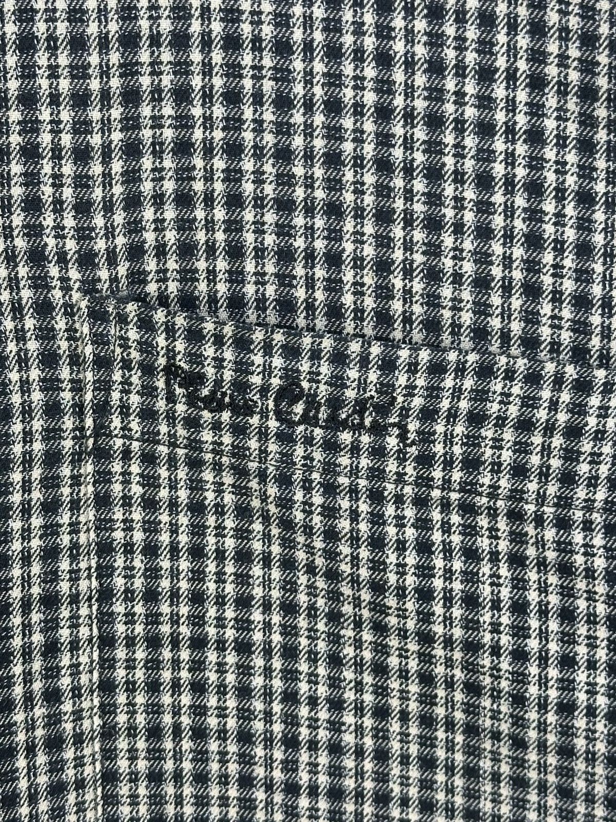 Pierre Cardin Pierre Cardin Mini Plaid Check Flannel Shirt Size US L / EU 52-54 / 3 - 8 Thumbnail