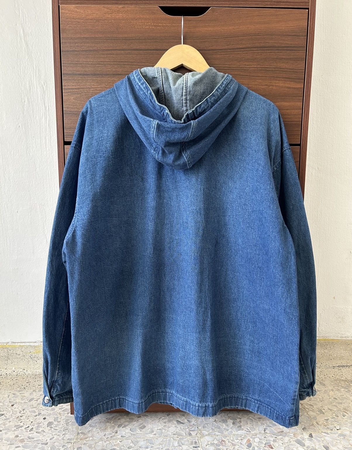 Chevrolet RARE🔥80’S KING LOUIE CHEVROLET HOODED DENIM JACKET RELAXED Size US XL / EU 56 / 4 - 2 Thumbnail