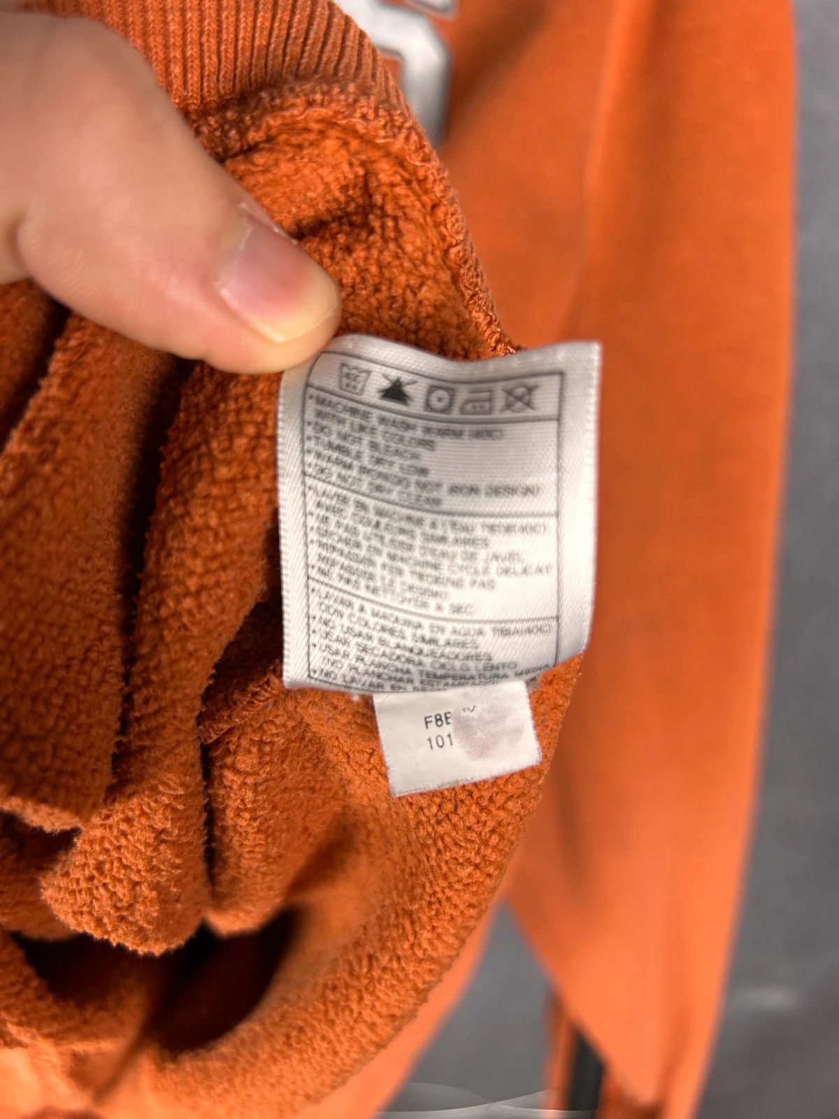 Nike × Vintage Nike Texas vintage crewneck orange big logo spellout Size US M / EU 48-50 / 2 - 6 Thumbnail