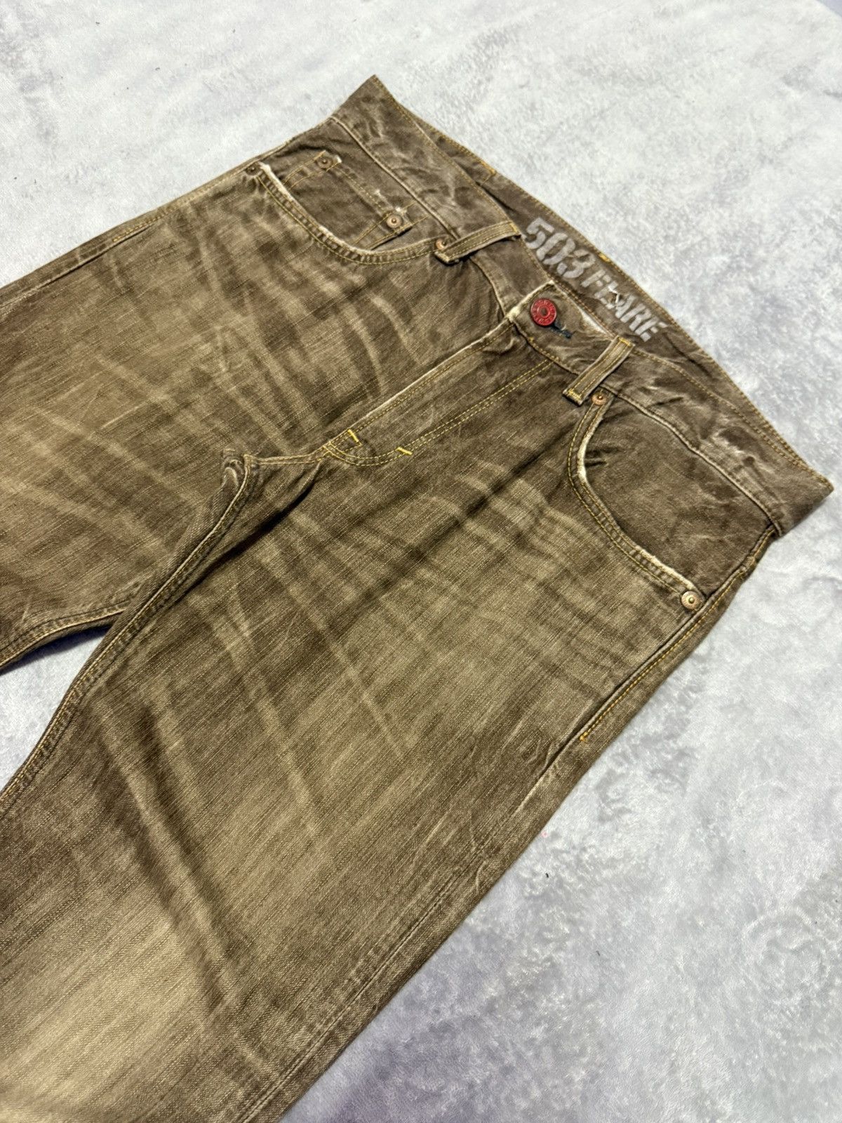 Edwin Edwin 503 Flare Faded Brown Bootcut Jeans Size US 34 / EU 50 - 5 Thumbnail