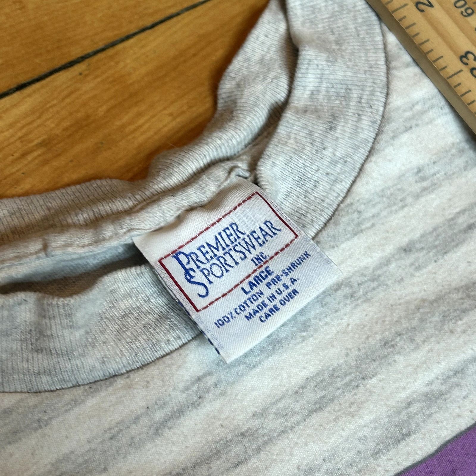 Vintage Vintage 90s Bike Tahoe Single Stitch T-Shirt Large Size US L / EU 52-54 / 3 - 4 Thumbnail