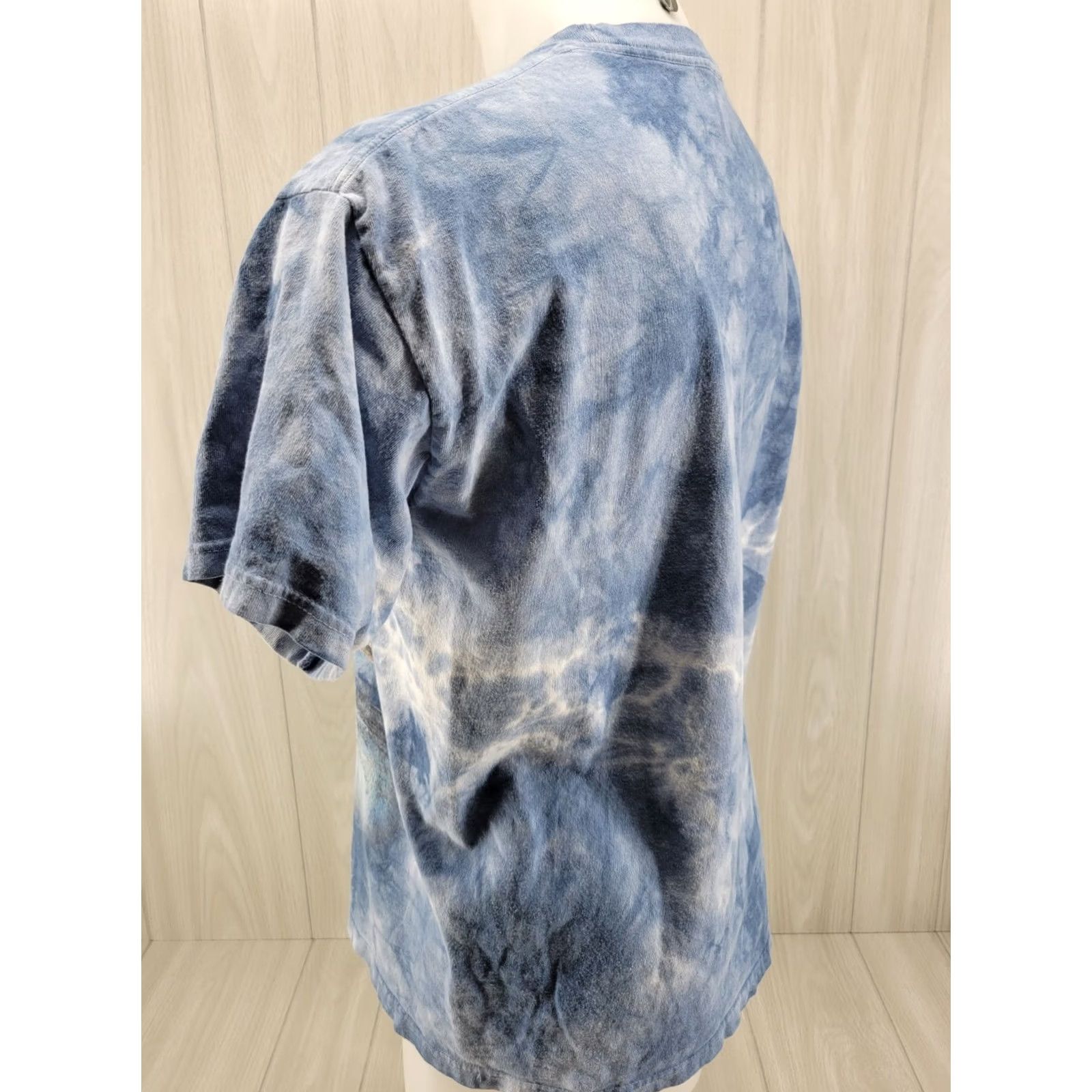 The Mountain The Mountain Dye T Shirt Black Bear Canada Mens L Blue Graphic Tee Short Sleeve Crew Neck 100% Cotton Forge TN Vintage: No Size US L / EU 52-54 / 3 - 7 Thumbnail