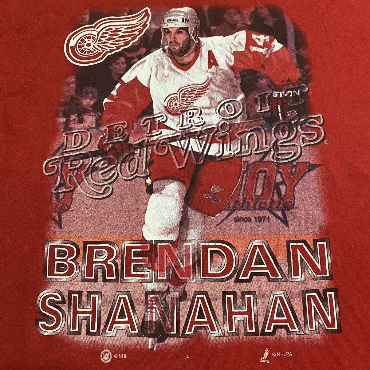 NHL VTG 90S DETROIT RED WING Size US XL / EU 56 / 4 - 4 Thumbnail