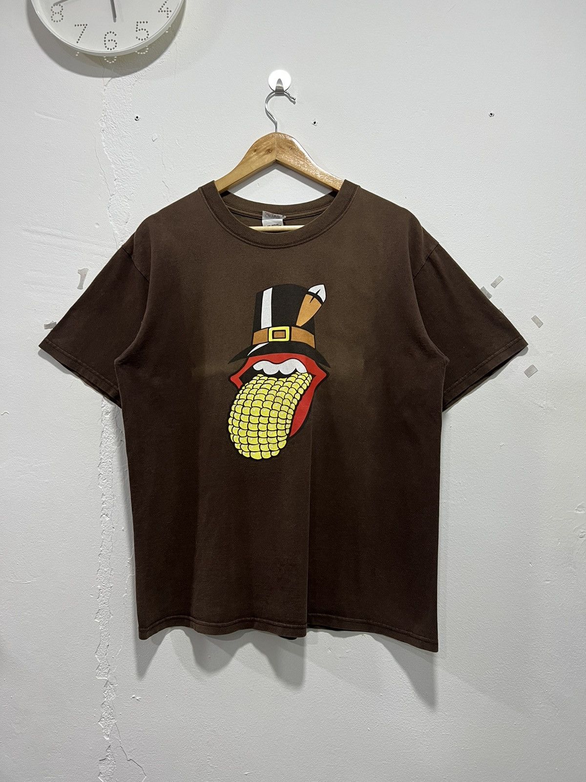 Band Tees × Vintage Vintage The Rolling Stones Big Backhit Tshirt Size US M / EU 48-50 / 2 - 1 Thumbnail