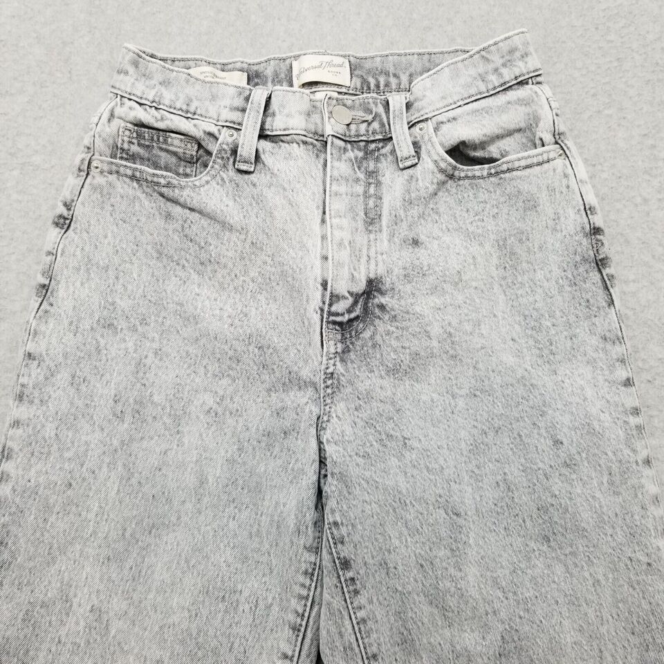 Other Universal Thread Womens 26 Denim High Rise Straight Retro Size 26" / US 2 / IT 38 - 2 Thumbnail