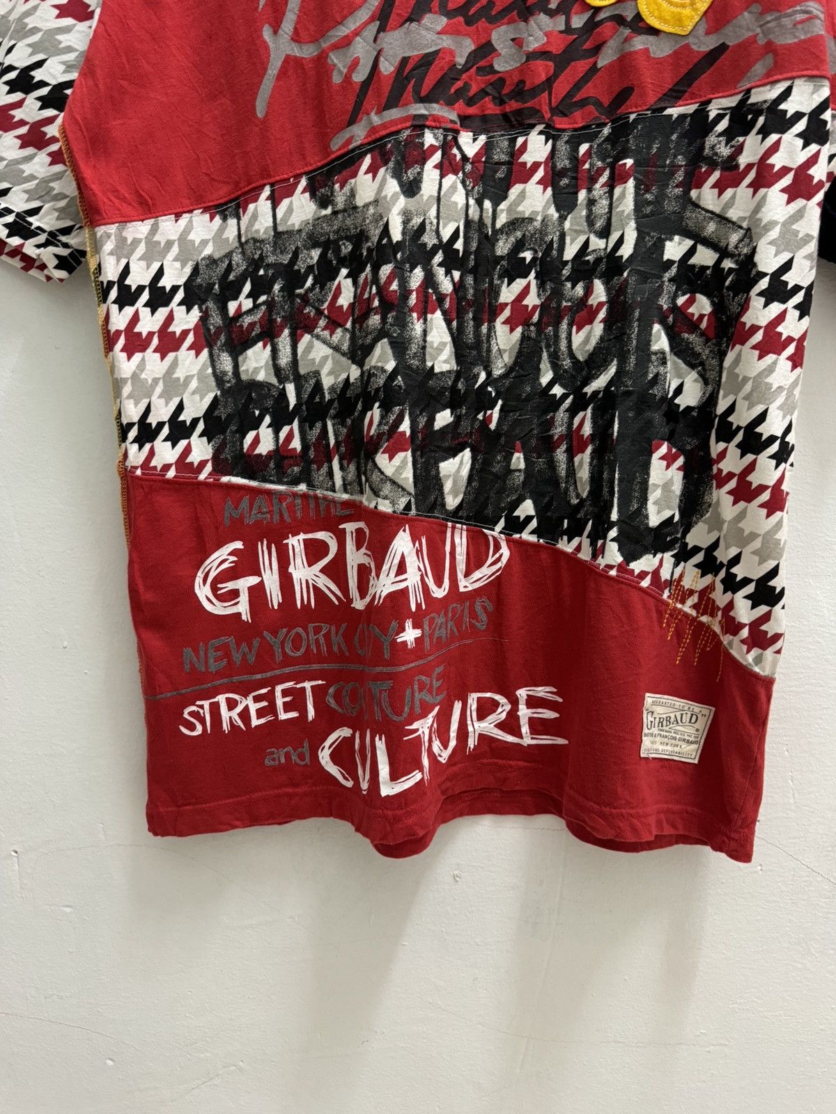 Marithe + Francois Girbaud Vintage Rare Marithe Francois Girbaud Paris New York Tee Size US L / EU 52-54 / 3 - 4 Thumbnail