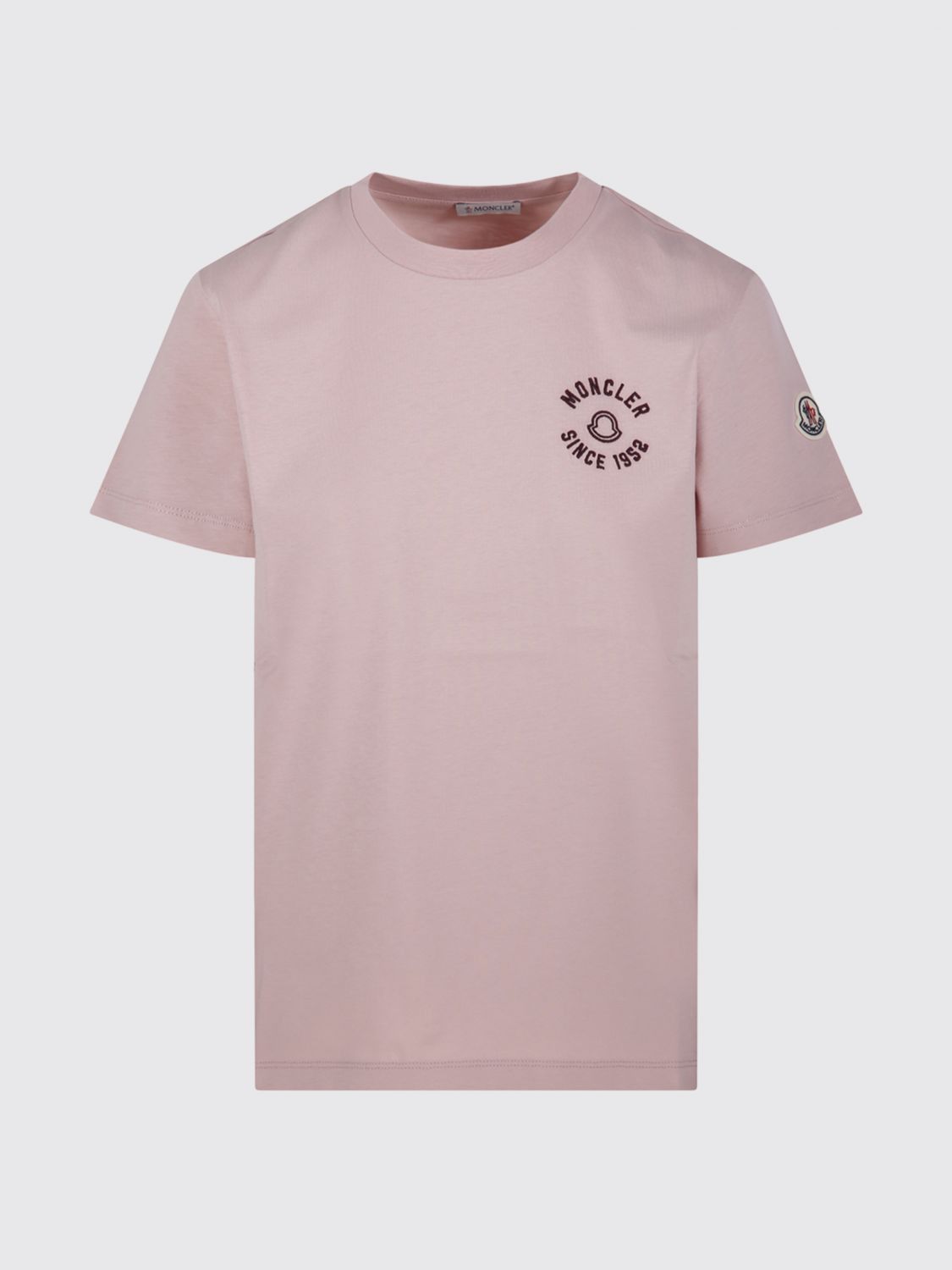 Moncler Moncler T-Shirt Woman Pink Size M / US 6-8 / IT 42-44 - 1 Preview
