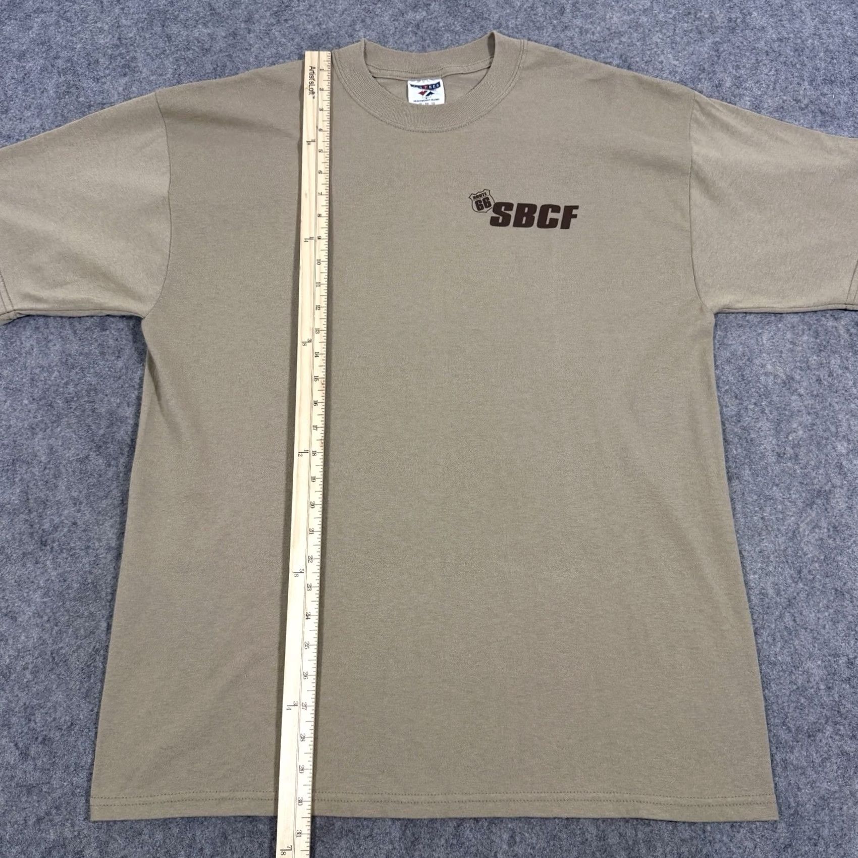 Jerzees VINTAGE Jerzees T-Shirt Short Sleeve 2004 San Bernardino Fair Beige Adult XL Men's Size US XL / EU 56 / 4 - 6 Thumbnail
