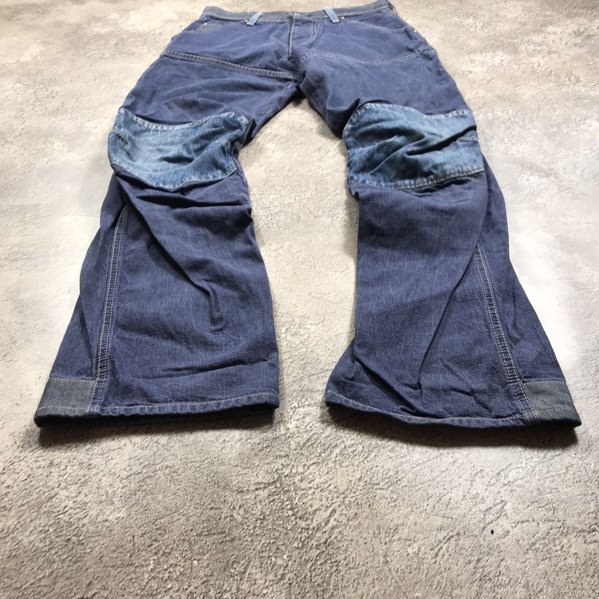 Vintage Vintage 90s G-Star Raw Baggy Distressed Jeans Grunge Logo 29 Size US 29 - 1 Thumbnail