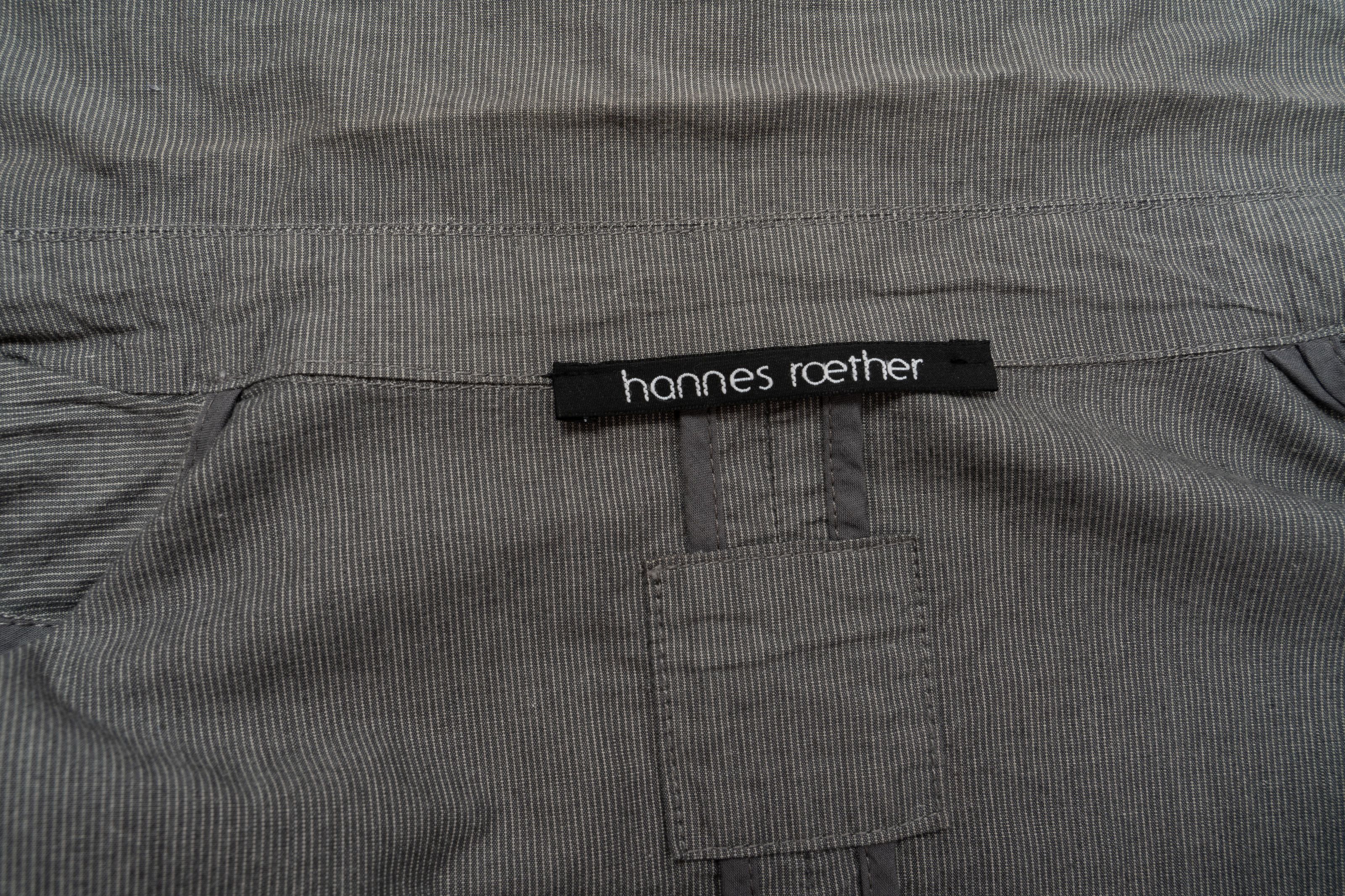 hannes roether 🔵HANNES ROETHER avant-garde light Cotton blazer jacket Size 50R - 16 Thumbnail