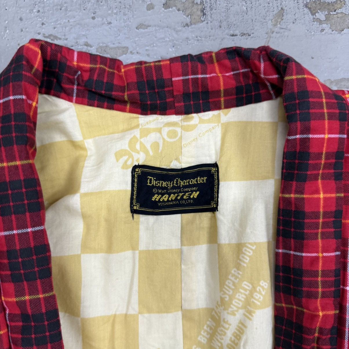Anime Disney Mickey Mouse Plaid Kimono Japanese Traditional Size US M / EU 48-50 / 2 - 4 Thumbnail