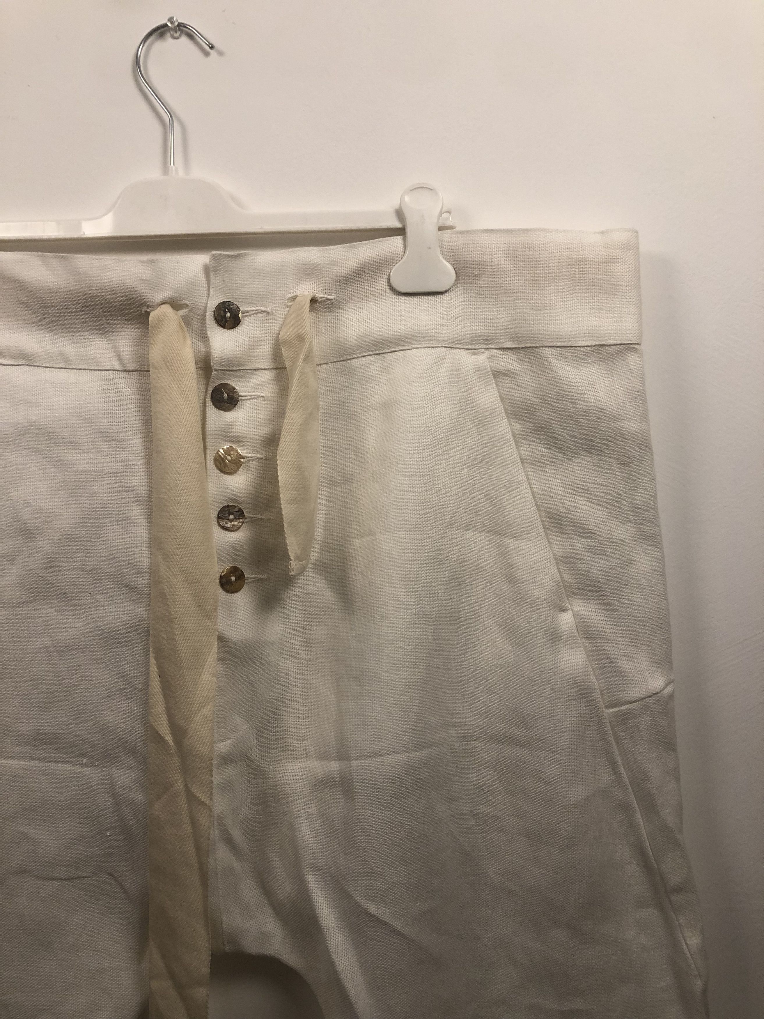 Mavranyma MAVRANYMA - Heavy linen cropped pants Size US 32 / EU 48 - 6 Thumbnail