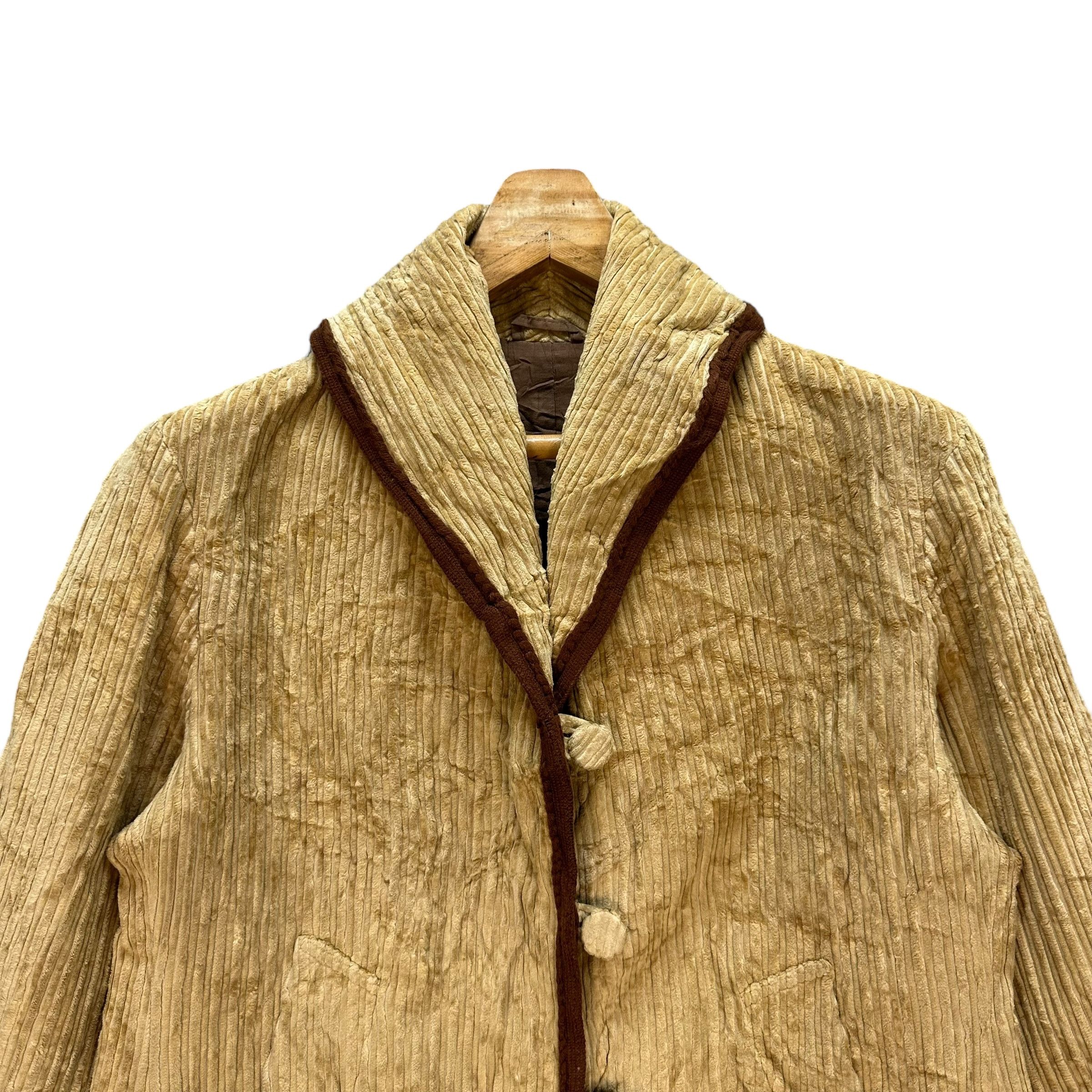 Japanese Brand GIGLI Made in Japan Women’s Corduroy Jacket #A46-1079 Size M / US 6-8 / IT 42-44 - 2 Thumbnail