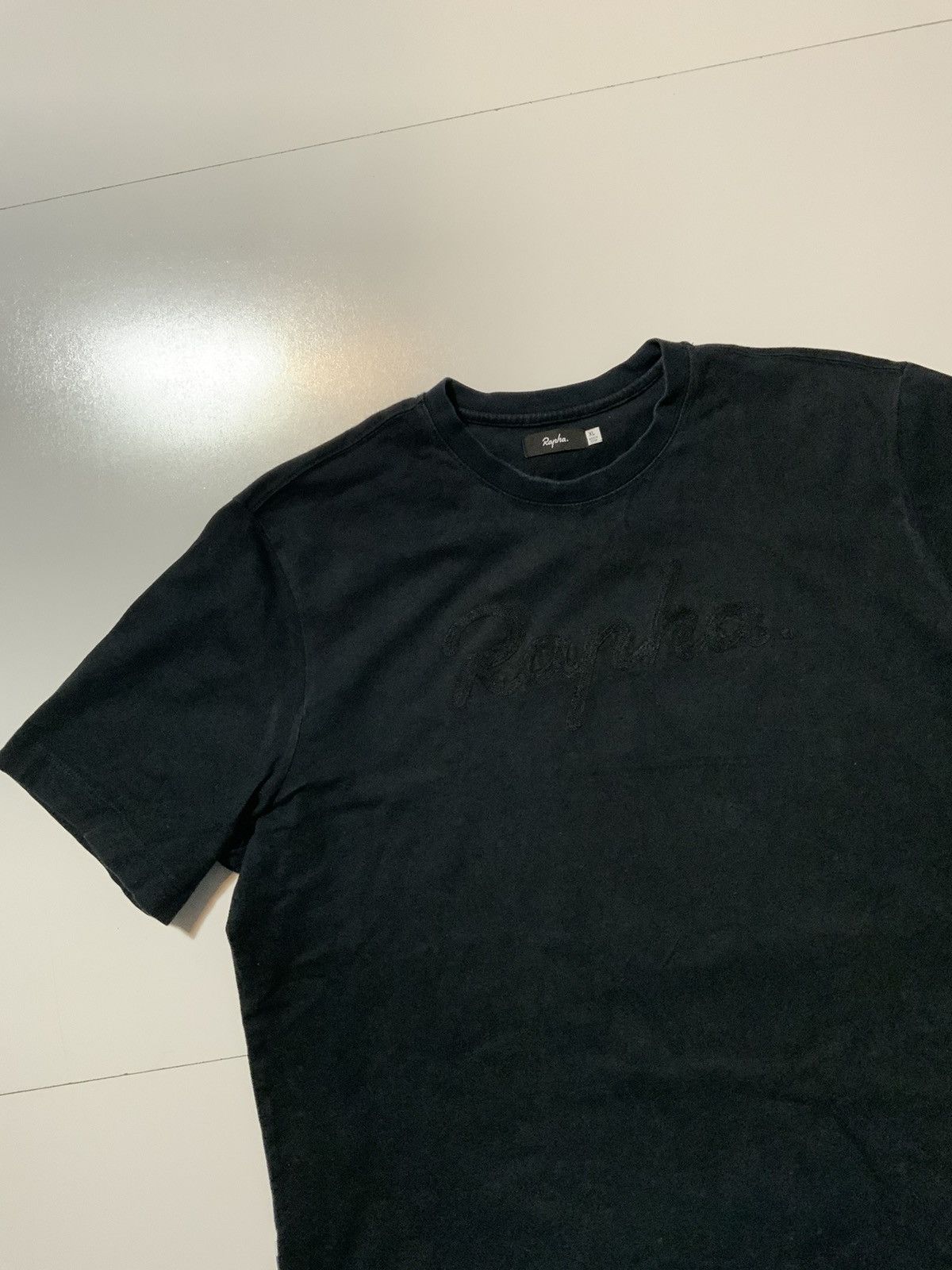 Rapha Rapha Cycling Bike Black Spellout S/S Crewneck T-Shirt Size US XL / EU 56 / 4 - 3 Thumbnail