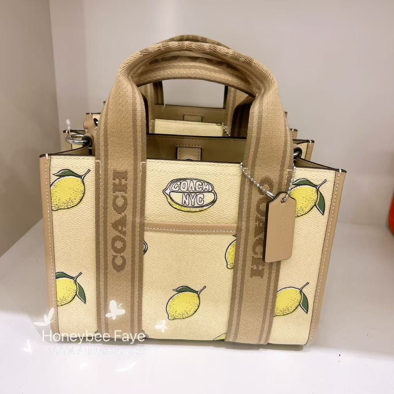 Coach Smith Tote Bag 24 With Lemon Print CAR79 | Grailed