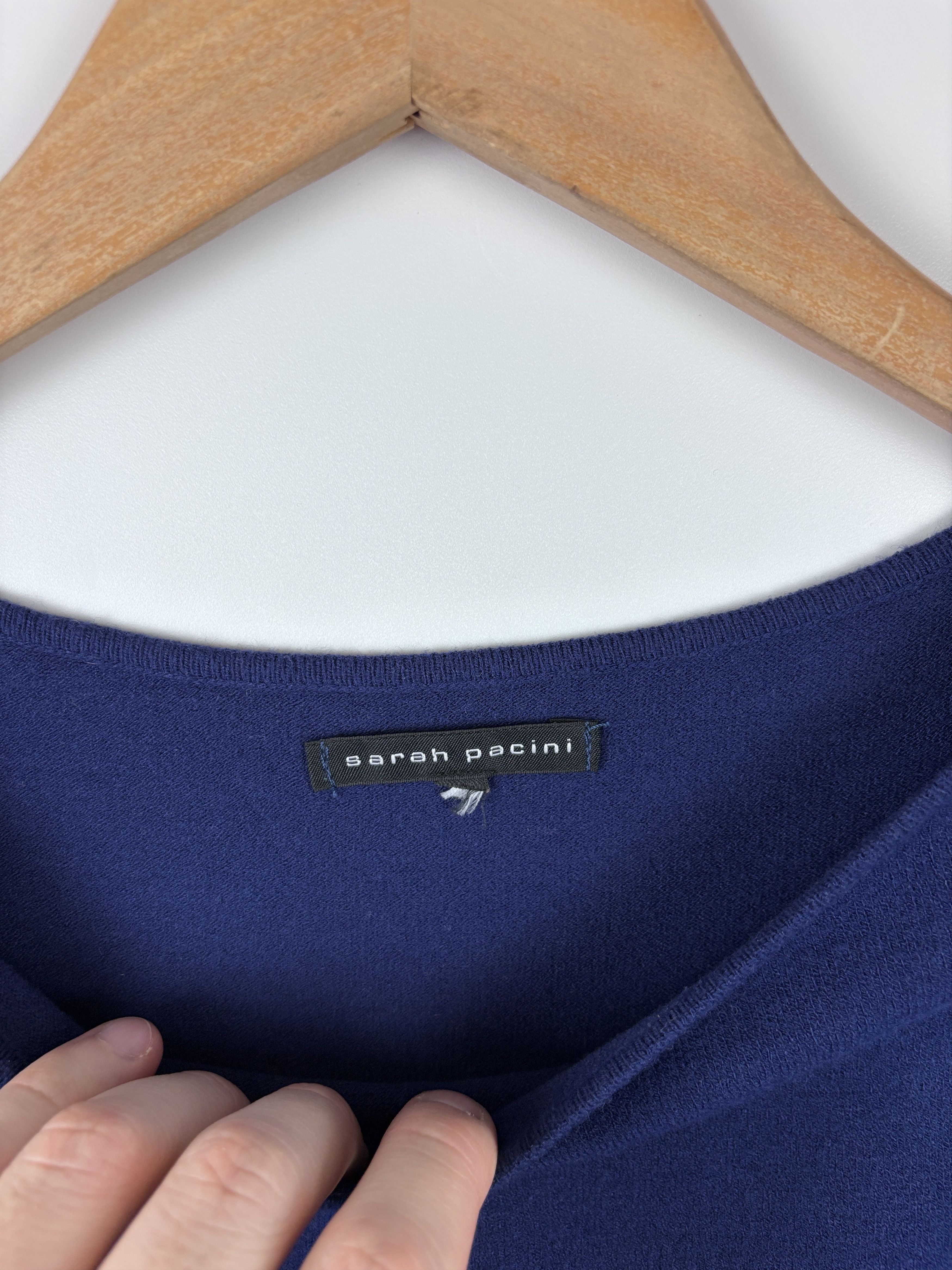 Sarah Pacini Sarah Pacini Sleeveless Top Sweater Tunic One Size Size ONE SIZE - 7 Thumbnail