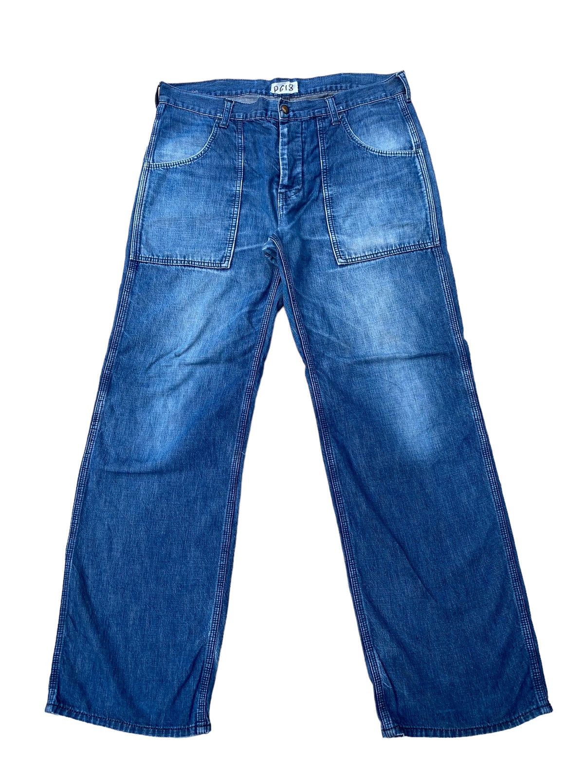 URBAN RESEARCH DOORS Urban Research Clinch Back Carpenter Pant Size US 35 - 1 Thumbnail