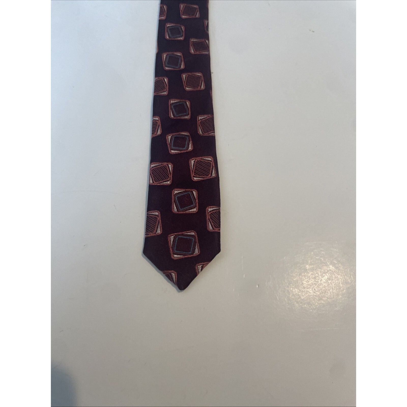 Guy Laroche Guy Laroche Paris Men's 100% Silk Tie ~ Red Multicolor ~ Size ONE SIZE - 8 Thumbnail