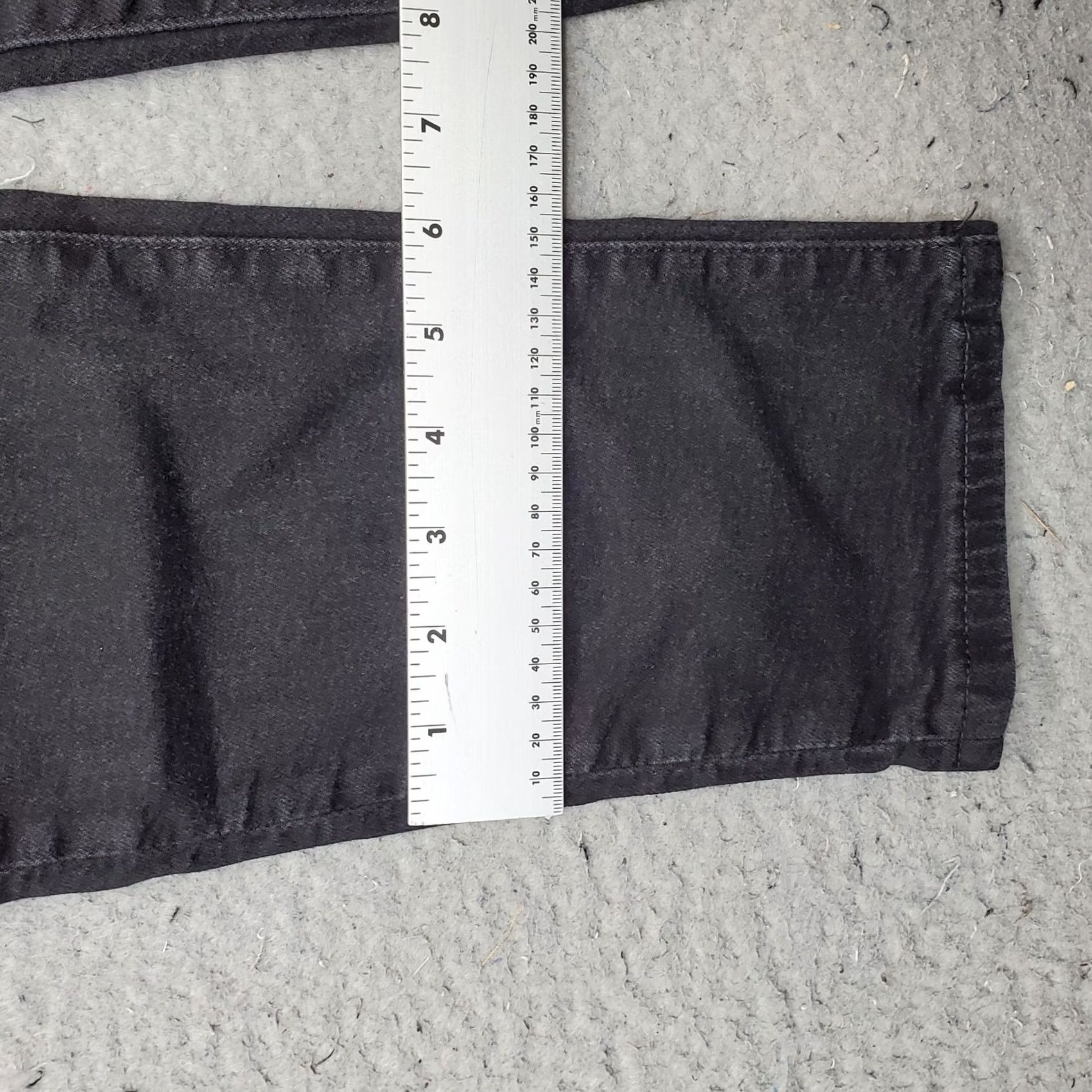 American Eagle Outfitters Womens American Eagle Outfitters Jeans 26 Straight-Leg Black Denim - 5-Pocket, Regular Fit, Inseam 25.5", Dark Wash, Streetwear Size 26" / US 2 / IT 38 - 5 Thumbnail