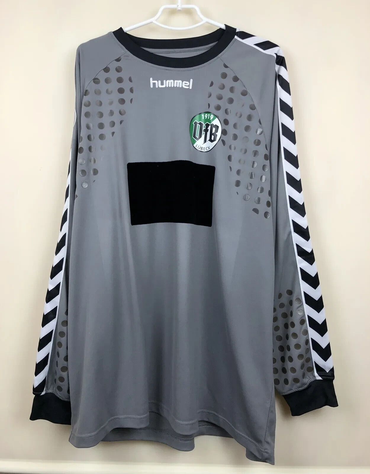 Hummel VFB LUBECK GOALKEEPER SHIRT 2008 2009 HOLLERIETH MATCH WORN Size US XXL / EU 58 / 5 - 2 Thumbnail