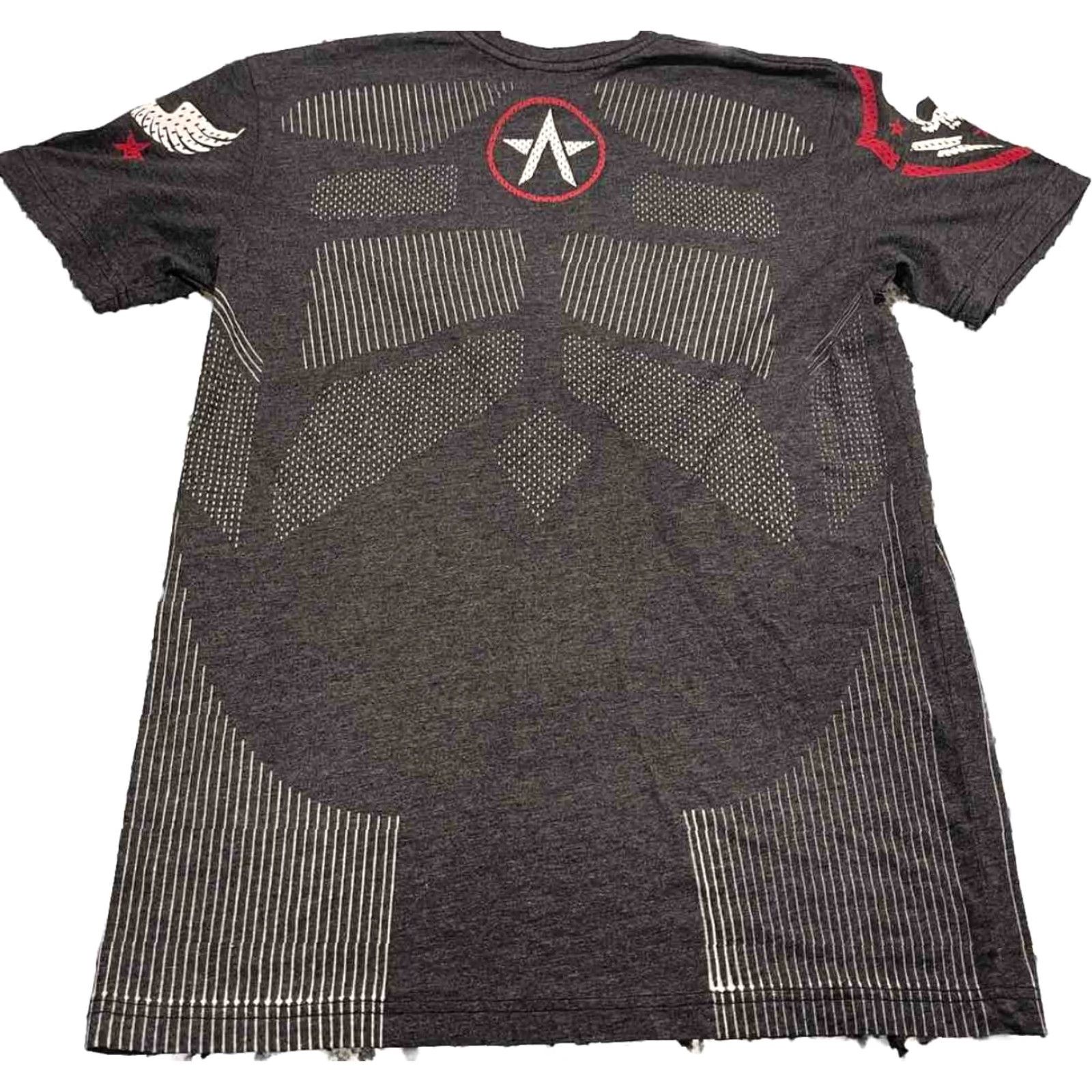 Affliction Affliction T-Shirt Mens Small Black Skull Graphic Hydrocore 50/50 Crew Neck Short Sleeve Graphic Tee Size US S / EU 44-46 / 1 - 8 Thumbnail