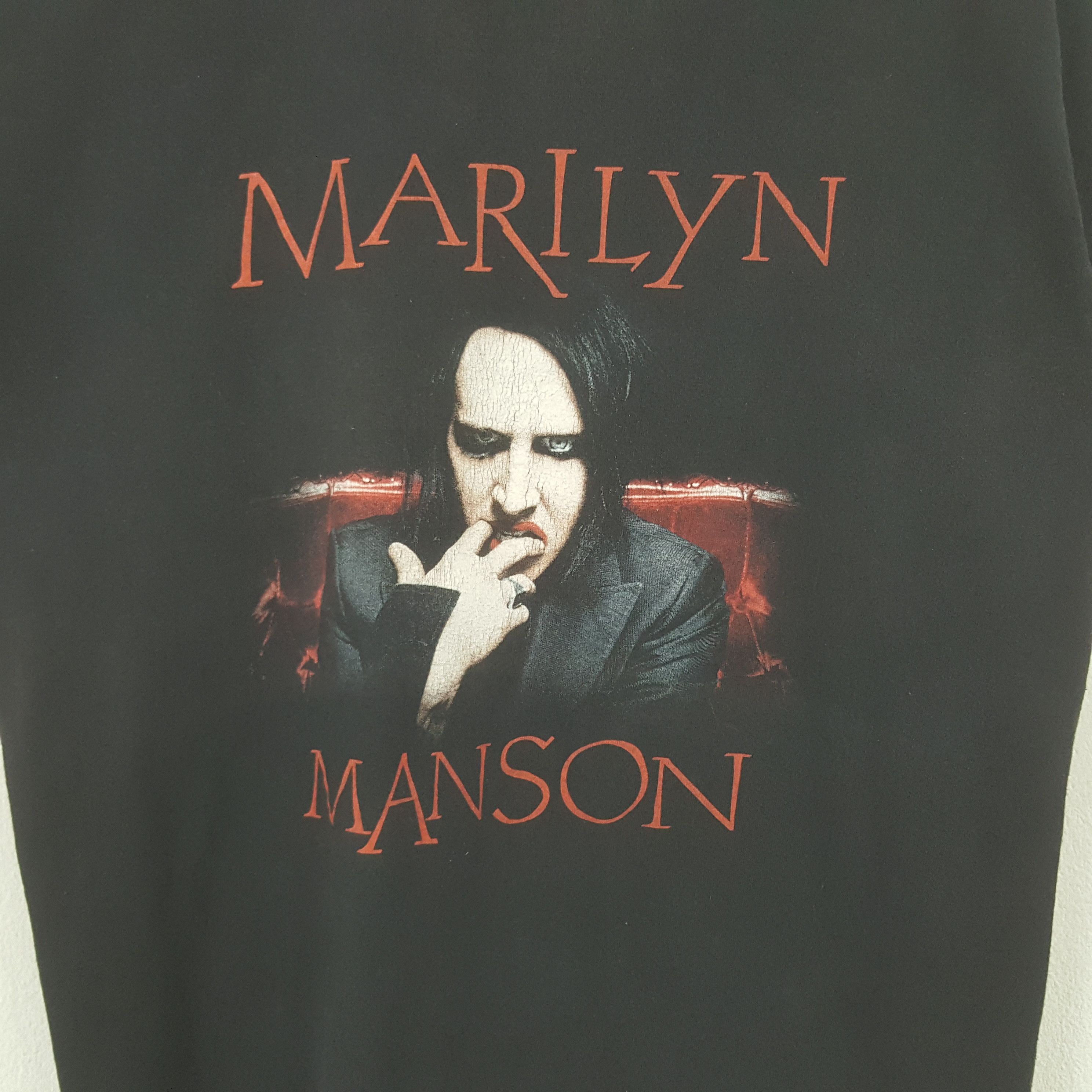 Marilyn Manson Vintage Marilyn Manson Rock Singer Tshirt RR24 Size US S / EU 44-46 / 1 - 2 Thumbnail