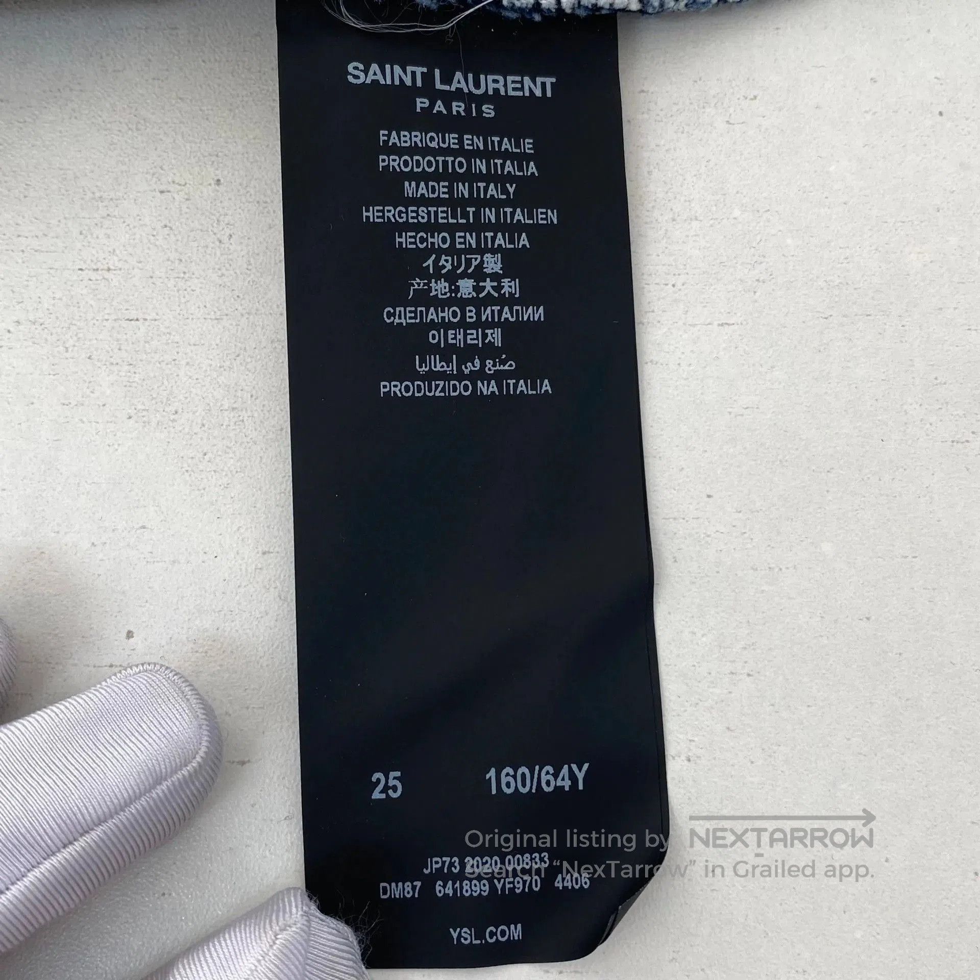 Saint Laurent Paris Saint Laurent Blue Denim Shorts 25. Size 25" / US 0 / IT 36 - 8 Thumbnail