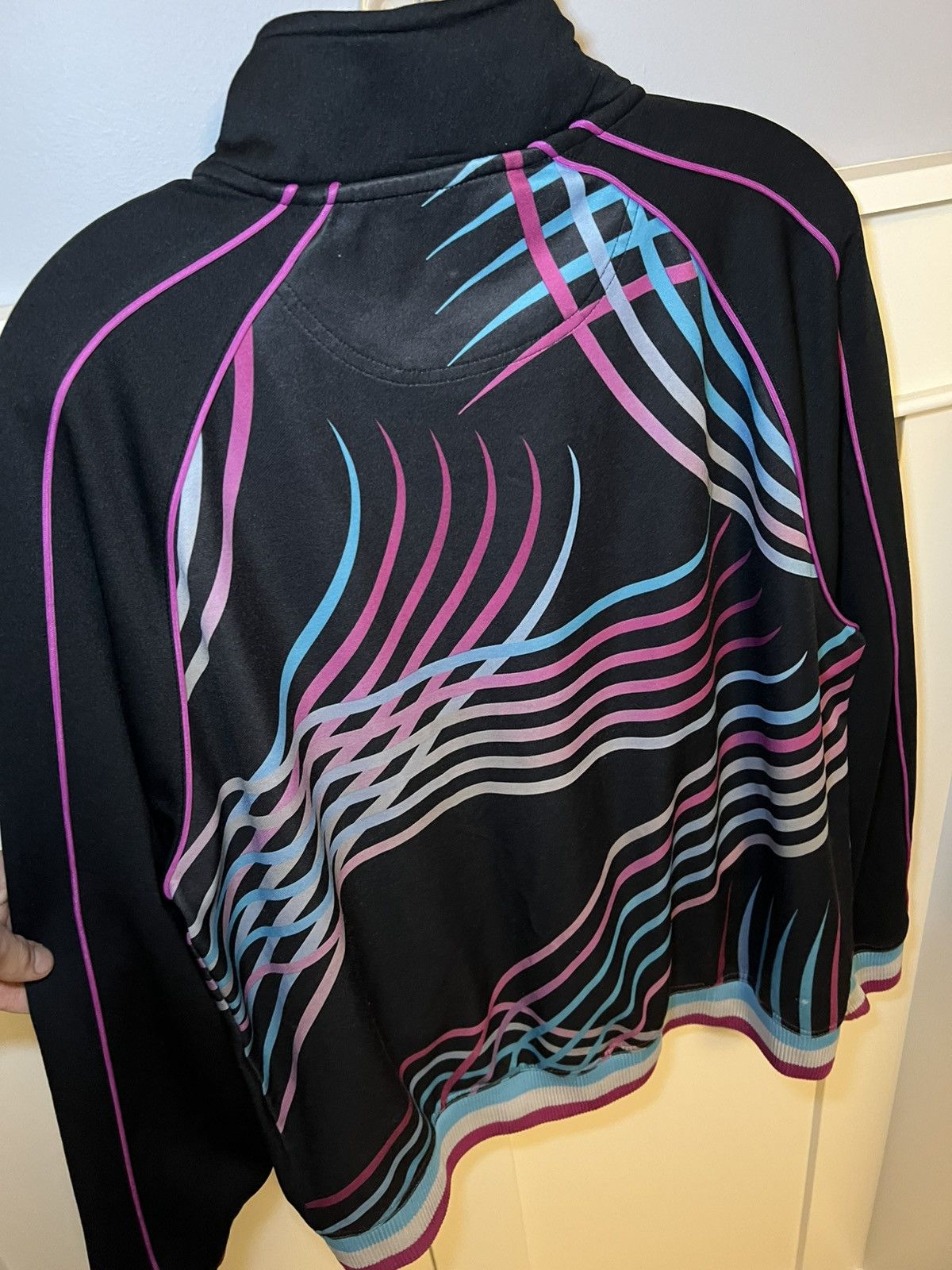 Enyce Vintage Enyce 2000s multi colour zebra aop tracksuit top Size US L / EU 52-54 / 3 - 12 Thumbnail