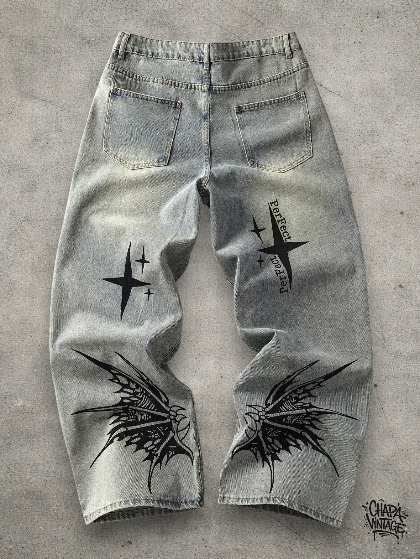 Japanese Brand Washed light gray jeans Size US 32 / EU 48 - 1 Thumbnail