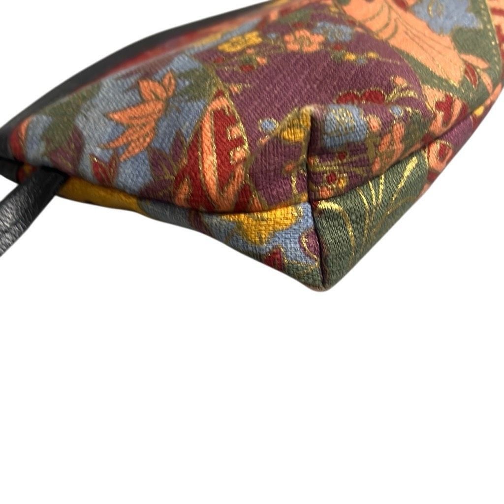 Other Fabric Floral Geometric multicolor Cosmetic Makeup Bag Penci Size ONE SIZE - 4 Thumbnail