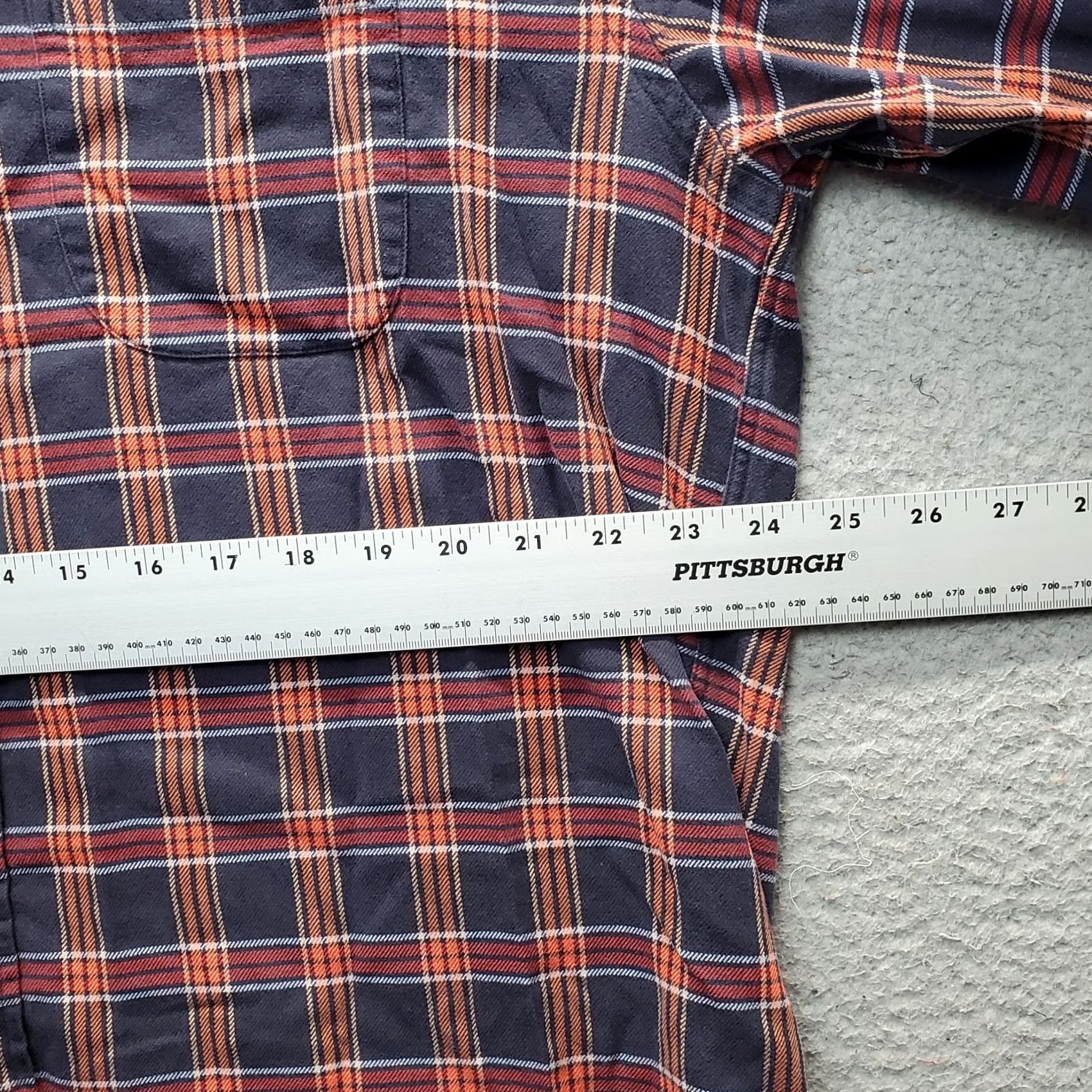 Lands' End Lands' End Shirt Mens XL Multicolor Plaid Midweight Pocket Button-Down Shirt (Men) Size US XL / EU 56 / 4 - 4 Thumbnail