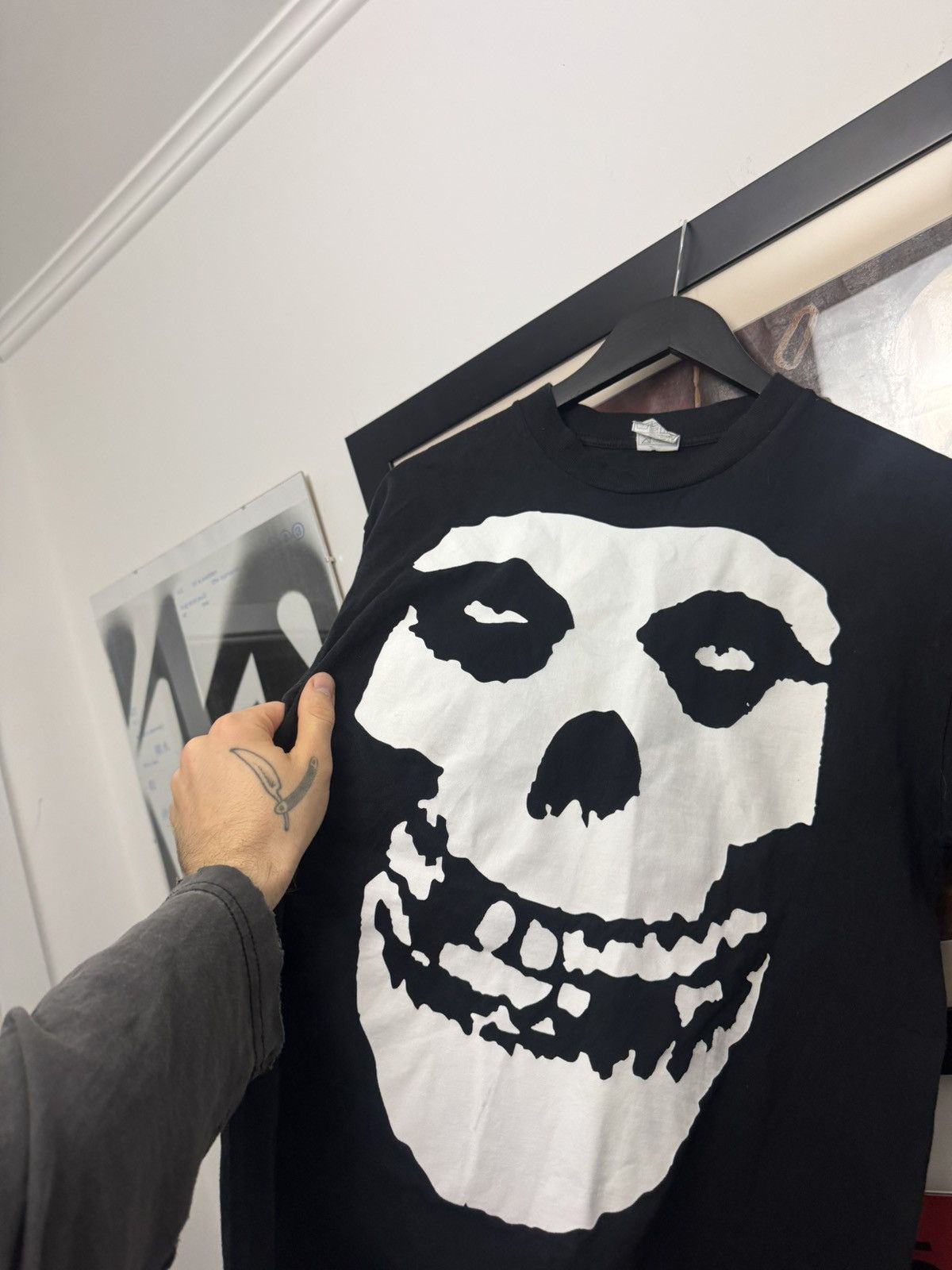 Band Tees Vintage Y2k MISFITS Crimson Ghost Horror Punk Band Tee Size US M / EU 48-50 / 2 - 2 Thumbnail