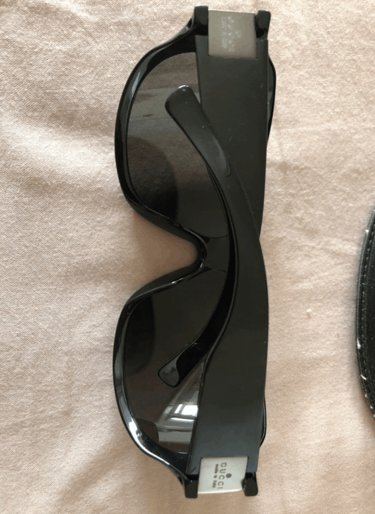 Gucci × Tom Ford × Vintage GUCCI Sunglasses GG1562 Shield Rimless 90s Wrap Vintage Size ONE SIZE - 4 Thumbnail