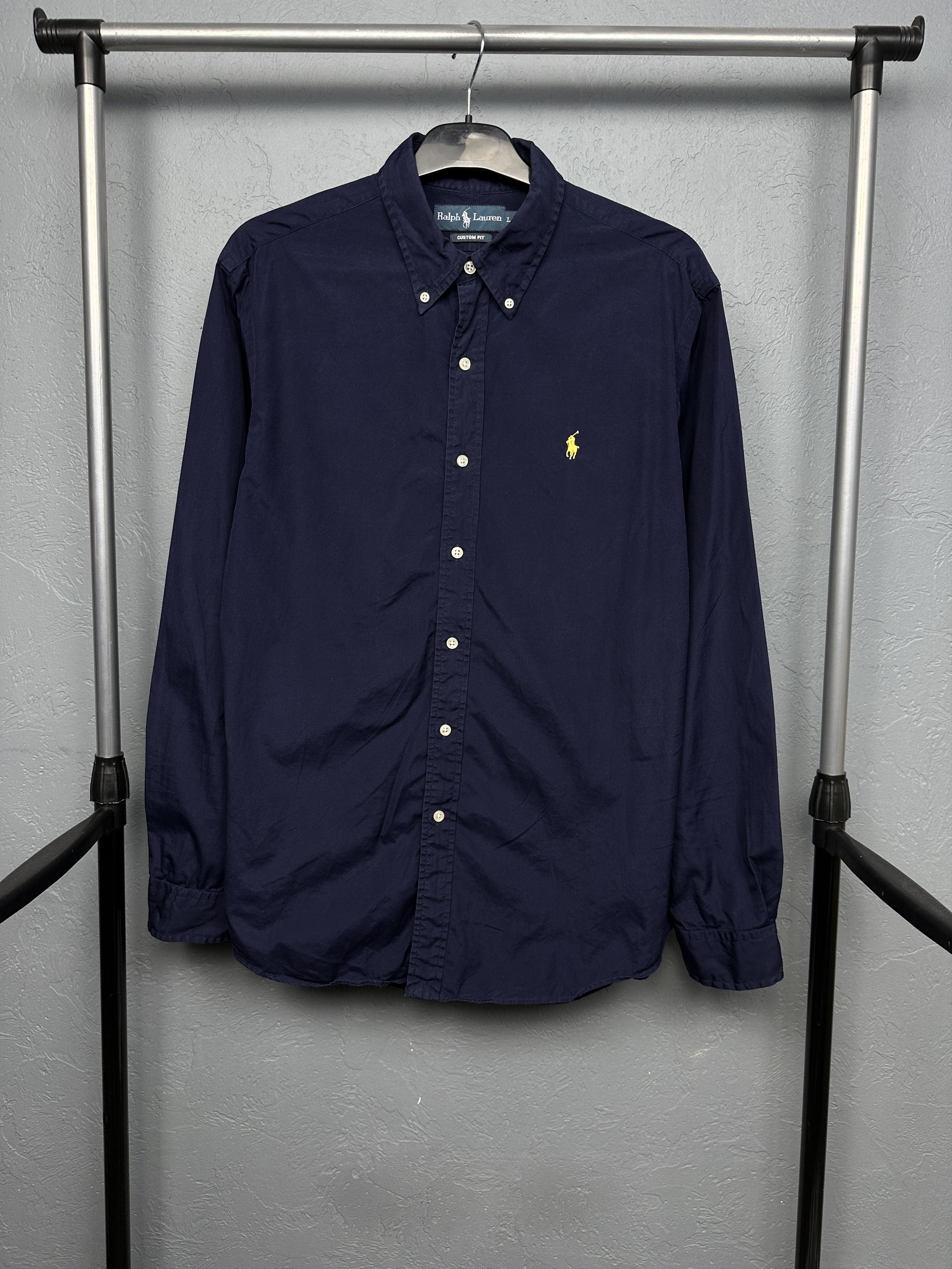 Polo Ralph Lauren Polo Ralph Lauren Vintage Mens Long Sleeve Shirt Size US L / EU 52-54 / 3 - 1 Thumbnail