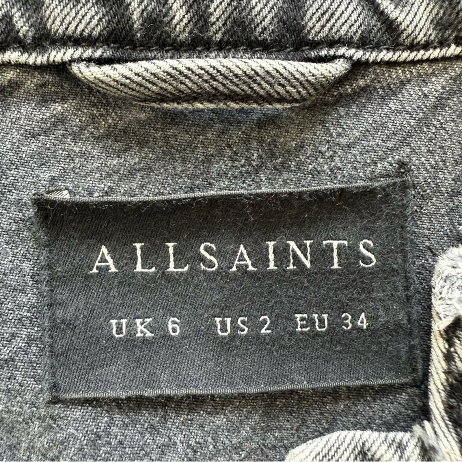 Allsaints ALLSAINTS women jeans oversized jacket size 2 US Size XS / US 0-2 / IT 36-38 - 6 Thumbnail
