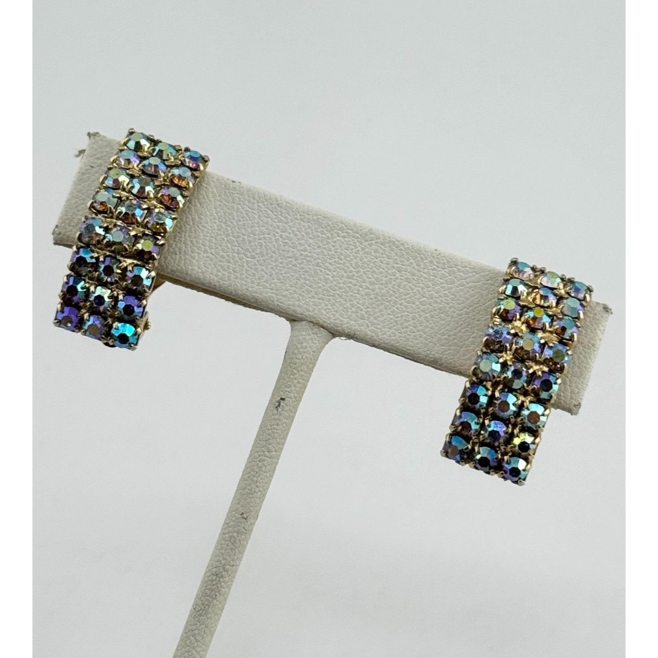 Vintage Vintage ab rhinestone climber earrings Size ONE SIZE - 1 Thumbnail
