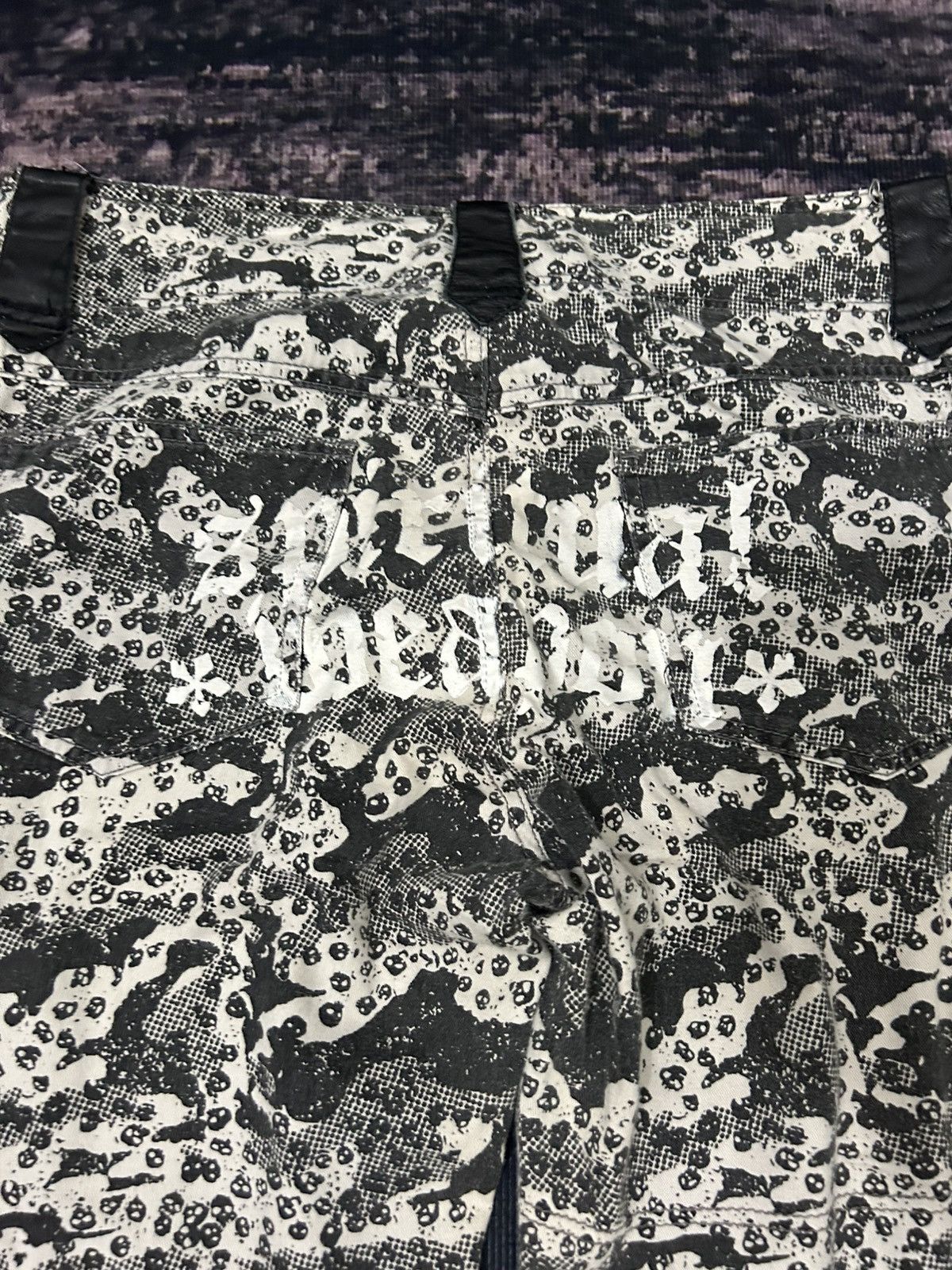 Seditionaries Algonquins Spiritual Weapon Skull Cargo Bondage Pants Size US 31 - 5 Thumbnail