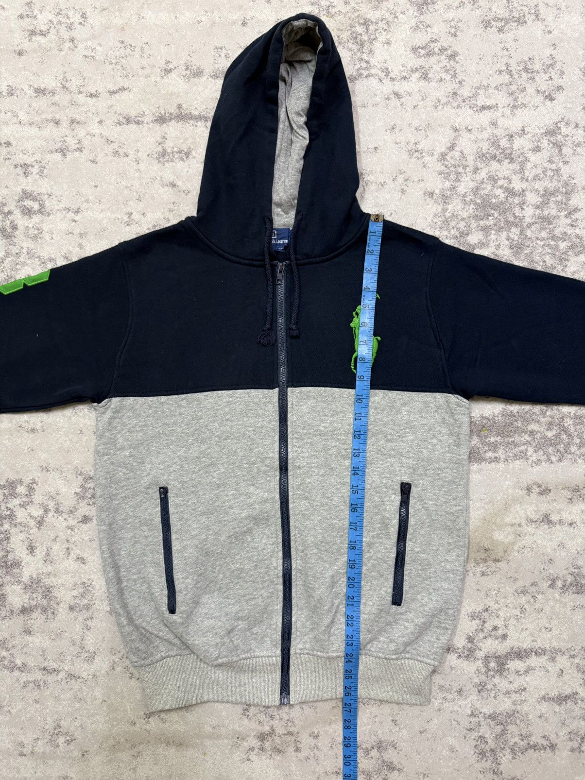Polo Ralph Lauren Polo by Ralph Lauren Two Tone Colour Zip Up Sweater Hoodie Size US S / EU 44-46 / 1 - 14 Thumbnail
