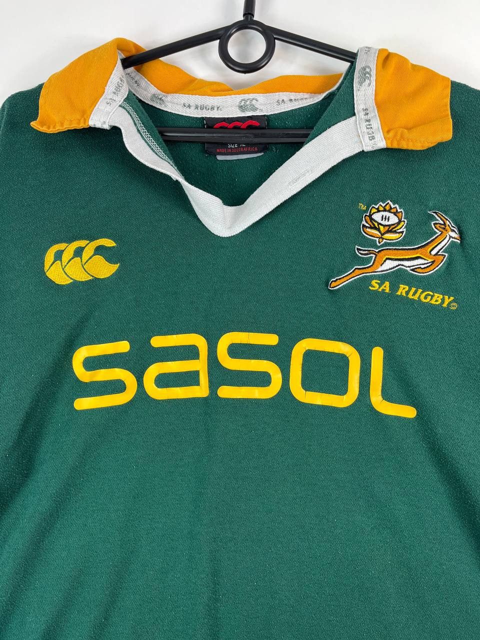 Canterbury of New Zealand SOUTH AFRICA 2006 RUGBY JERSEY CANTERBURY MENS SIZE XL Size US XL / EU 56 / 4 - 2 Thumbnail