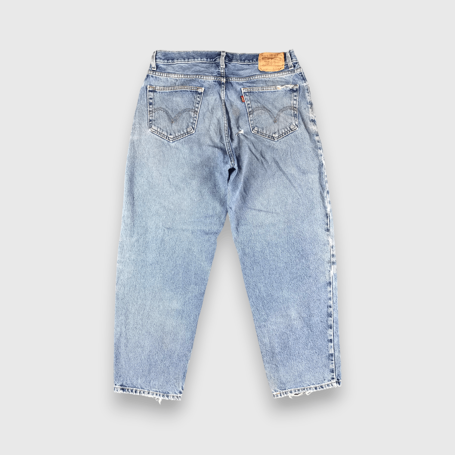 Levi's 90s Vintage Blue Wash Levis 560 Jeans-J2609 Size US 35 - 2 Thumbnail