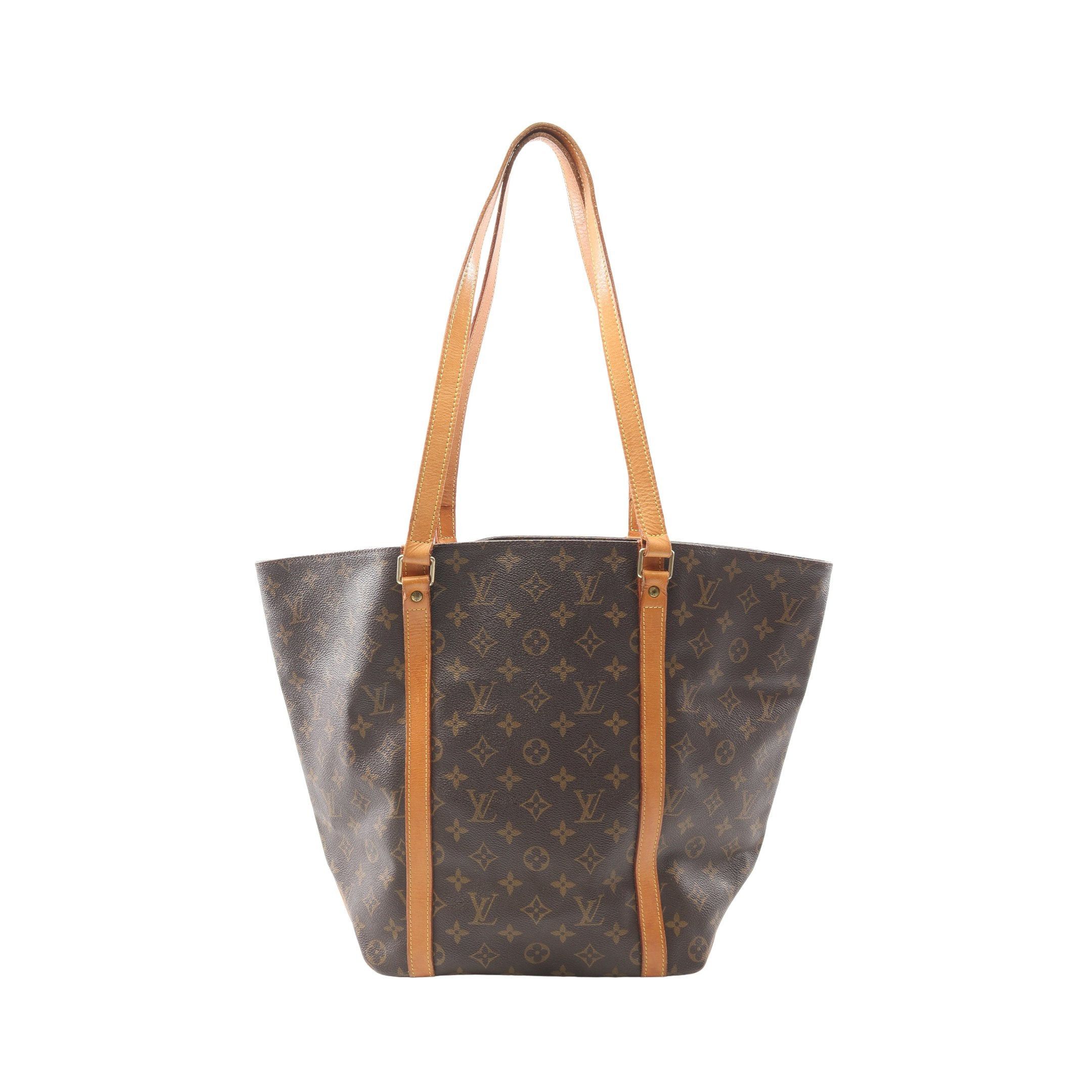 Louis Vuitton Louis Vuitton Sac Shopping Monogram Shoulder Bag Tote Leather Brown Size ONE SIZE - 1 Thumbnail