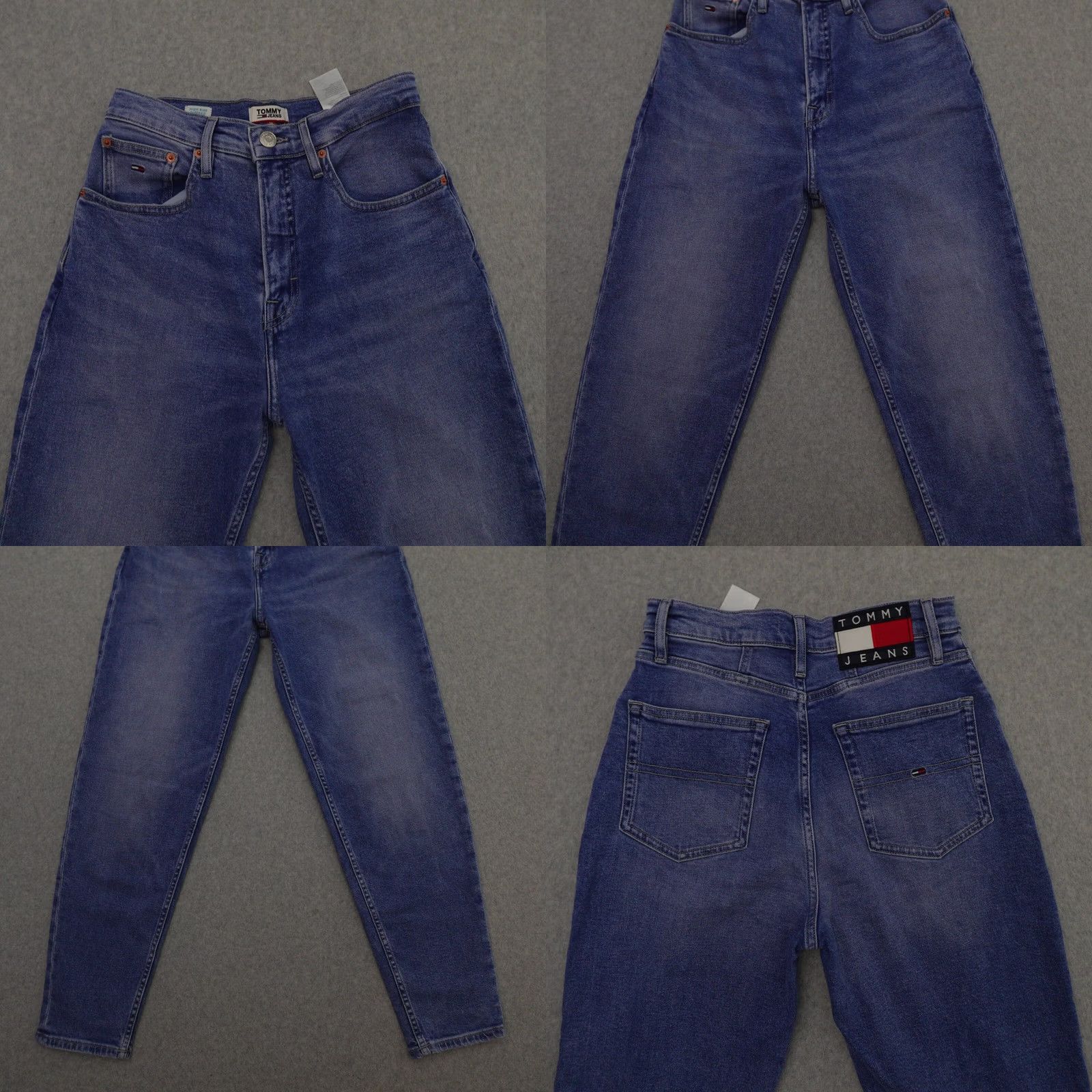 Tommy Hilfiger TOMMY HILFIGER Jeans Womens 25 (25X27) High Rise Tapered Blue Jeans Size 42" / US 20 - 9 Thumbnail