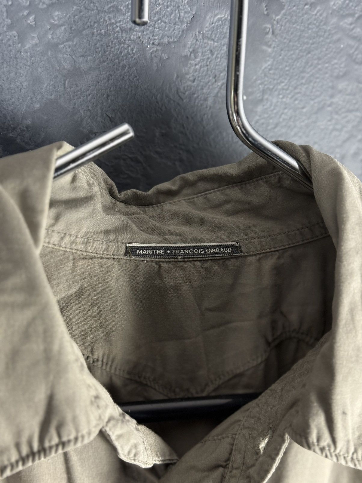 Marithe + Francois Girbaud 1990s Marithe Francois Girbaud Shirt Button Up Size L / US 10 / IT 46 - 6 Thumbnail