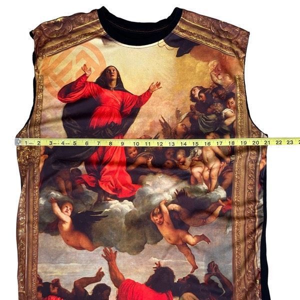 Enyce Enyce Assumption of Mary art sleeveless vintage shirt Size US L / EU 52-54 / 3 - 5 Thumbnail