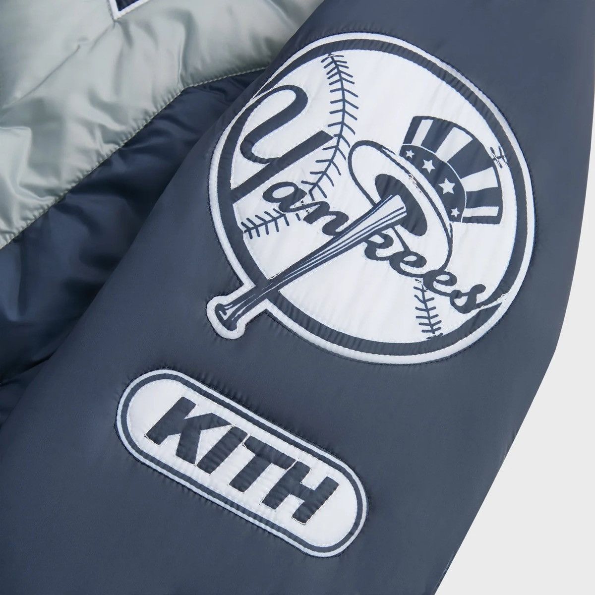 Kith × New York Yankees Kith New York Yankees Zip Brixton Puffed Shirt Jacket Size US M / EU 48-50 / 2 - 5 Thumbnail