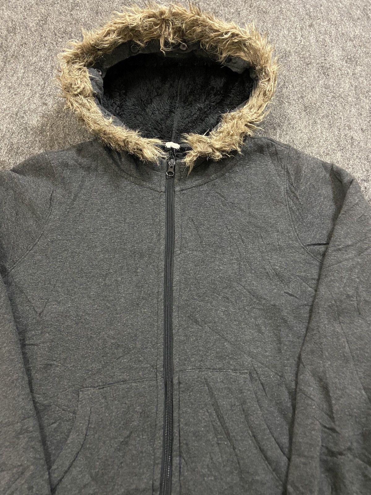 If Six Was Nine × Japanese Brand × Le Grande Bleu (L.G.B.) GU sherva fur hoddies ifsix lgb japanese Size US M / EU 48-50 / 2 - 3 Thumbnail