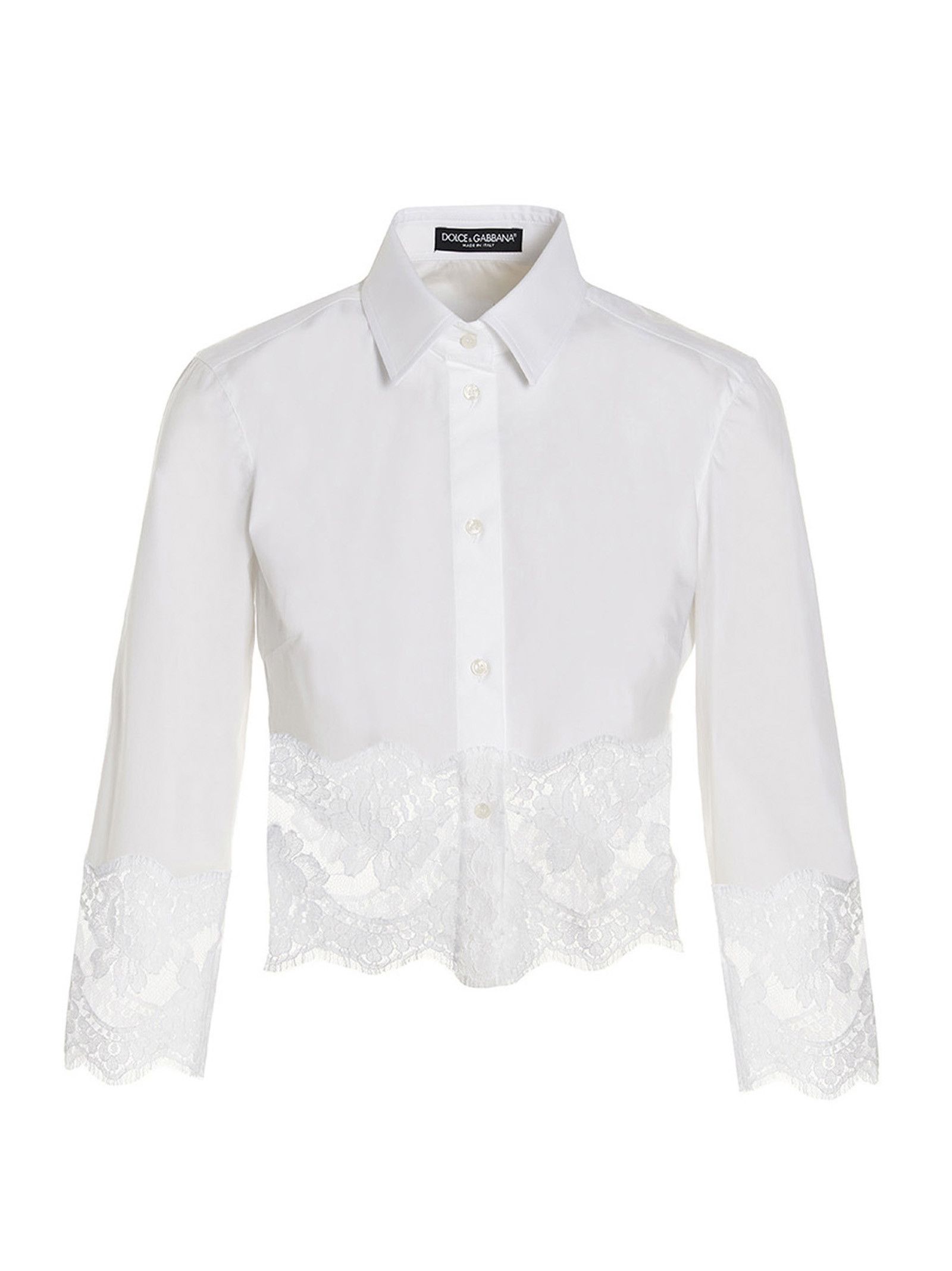 Dolce & Gabbana Lace Shirt Size XL / US 12-14 / IT 48-50 - 1 Thumbnail